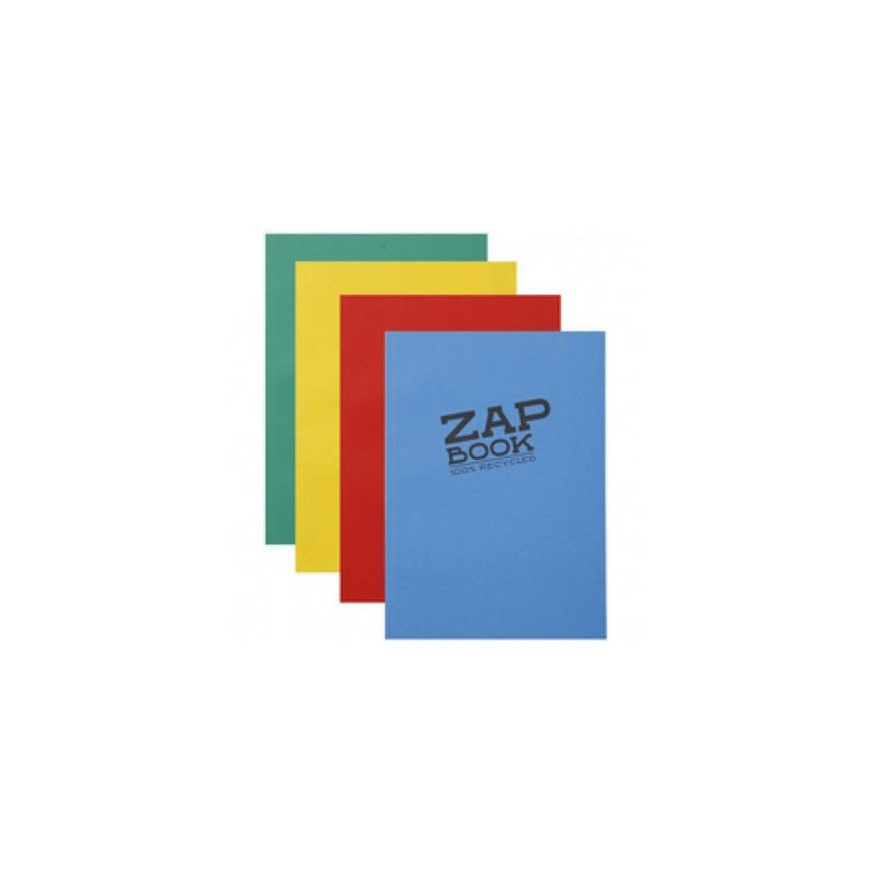 CLAIREFONTAINE Carnet croquis ZAP BOOK SPIRALE A5 80g 160 Feuilles coloris  aléatoire vif - Carnet - LDLC